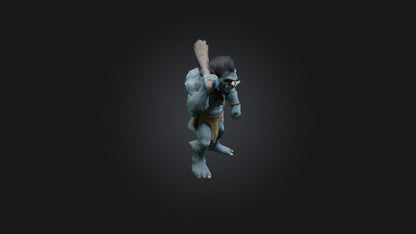 3D model Troll model VR / AR / low-poly