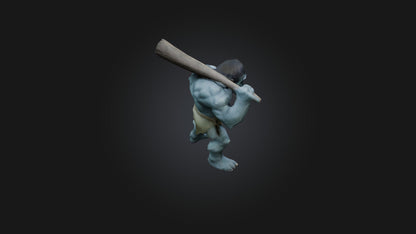 3D model Troll model VR / AR / low-poly
