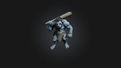 3D model Troll model VR / AR / low-poly