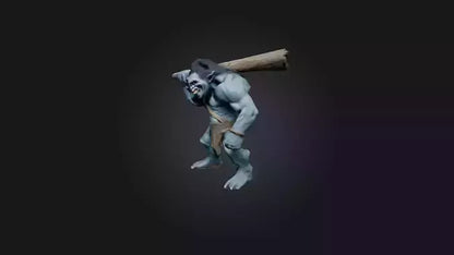 3D model Troll model VR / AR / low-poly