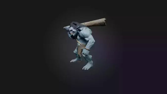 3D model Troll model VR / AR / low-poly