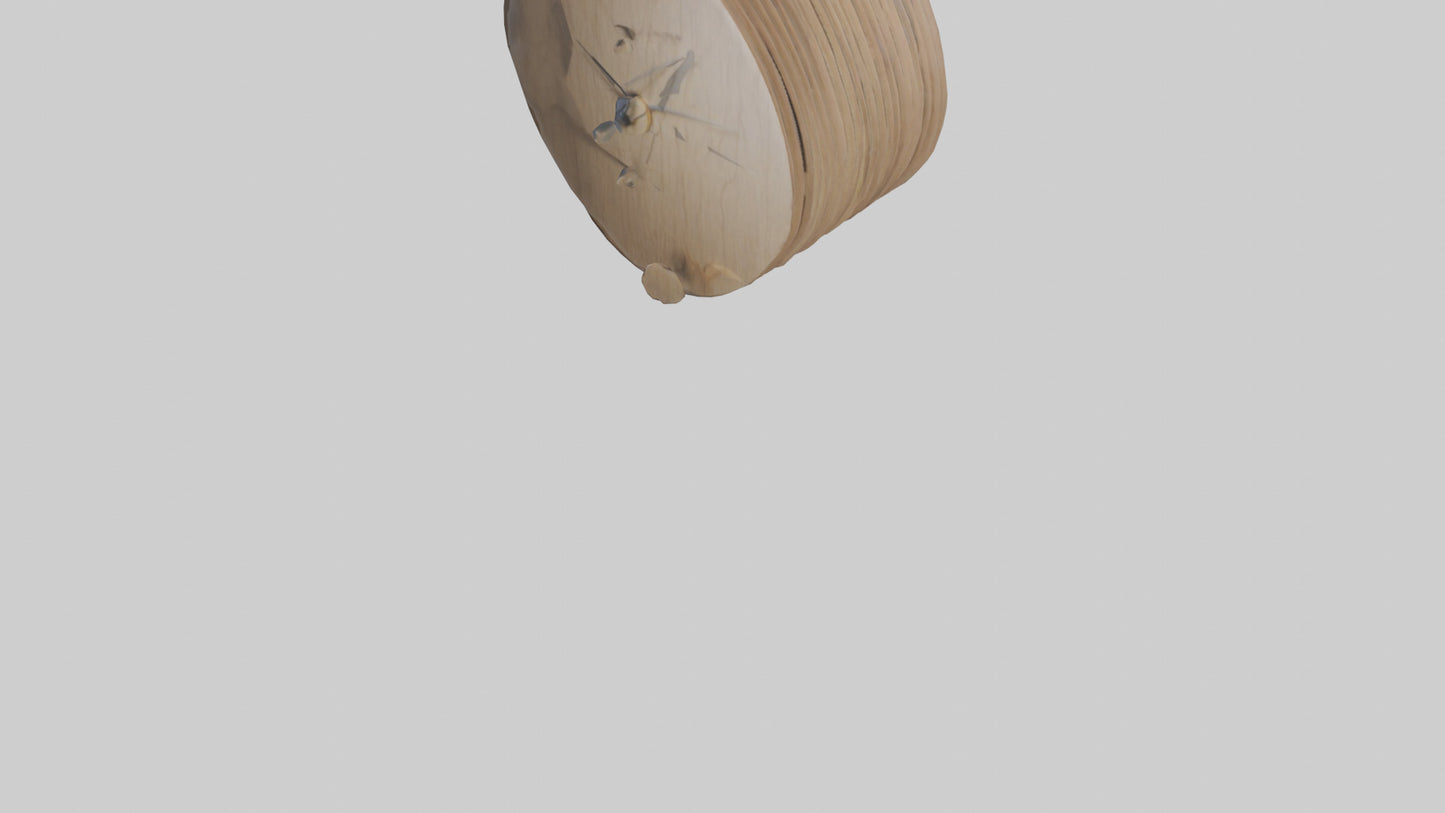 3D model ultiLayered Wall Clock model VR / AR / low-poly