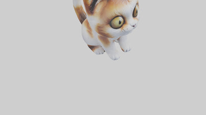 unchkin Cat statue model VR / AR / low-poly
