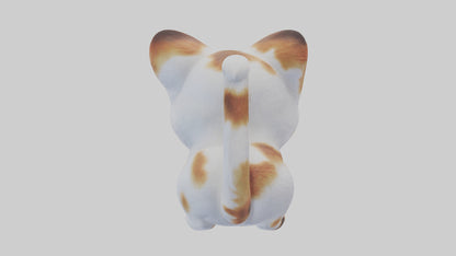 unchkin Cat statue model VR / AR / low-poly