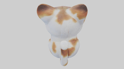 unchkin Cat statue model VR / AR / low-poly