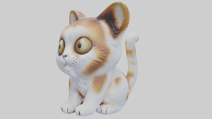 unchkin Cat statue model VR / AR / low-poly