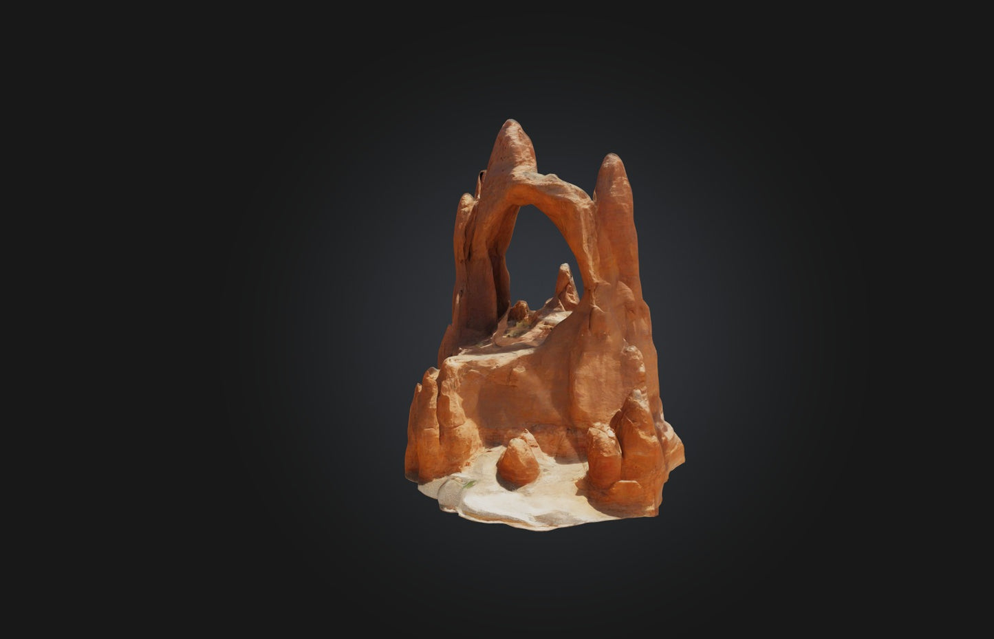 3D model Unique Rock Formation VR / AR / low-poly