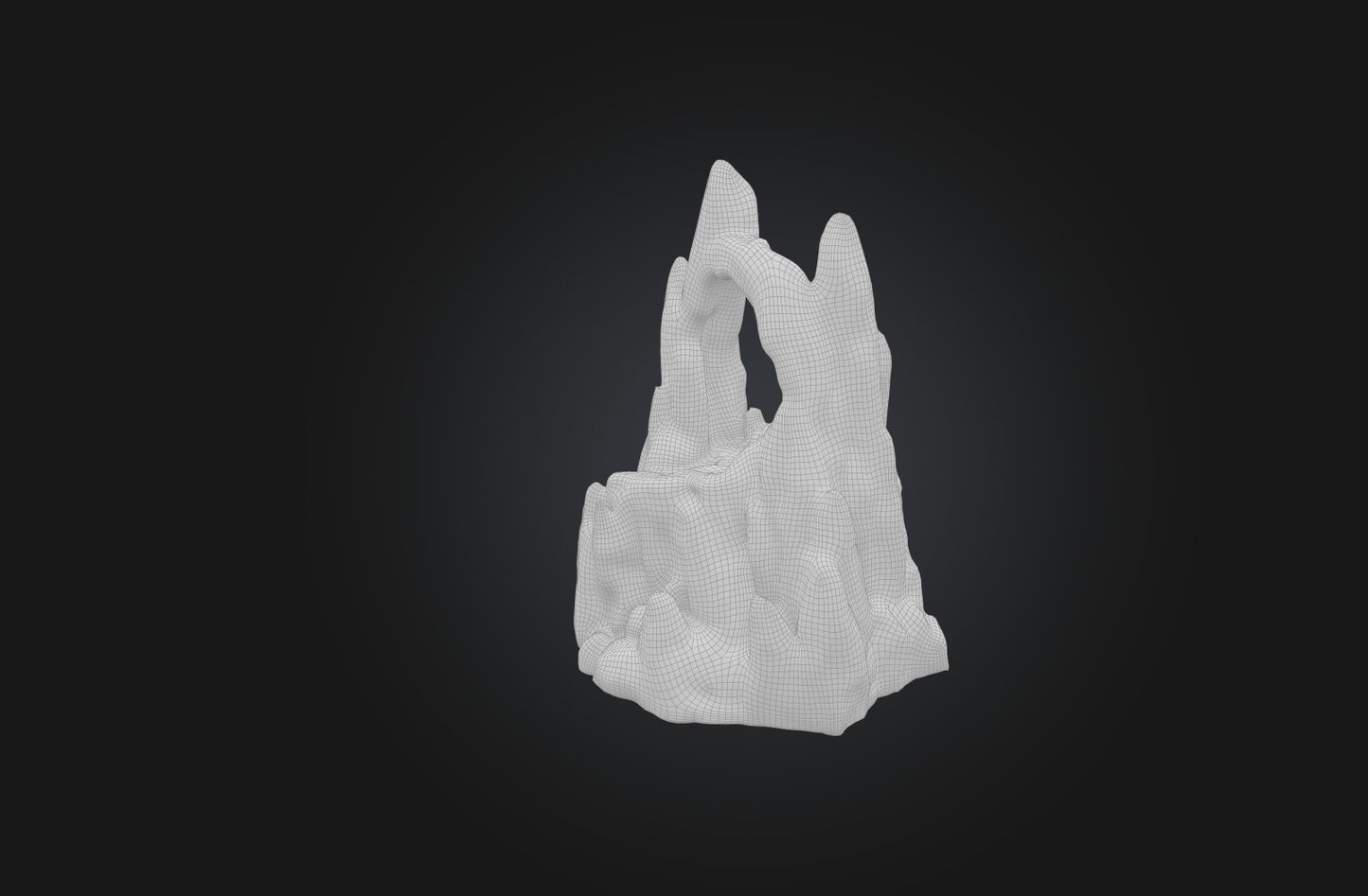 3D model Unique Rock Formation VR / AR / low-poly