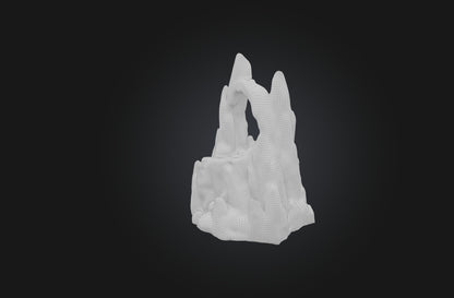 3D model Unique Rock Formation VR / AR / low-poly