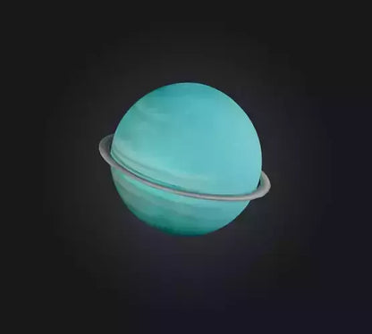 3D model Uranus Planet VR / AR / low-poly