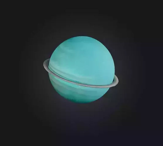 3D model Uranus Planet VR / AR / low-poly