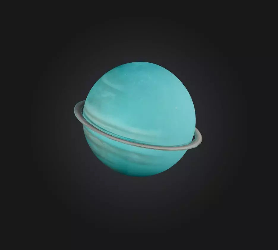 3D model Uranus Planet VR / AR / low-poly