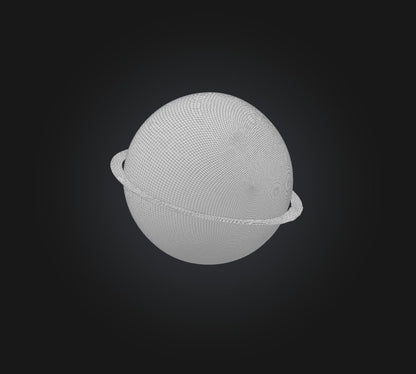 3D model Uranus Planet VR / AR / low-poly