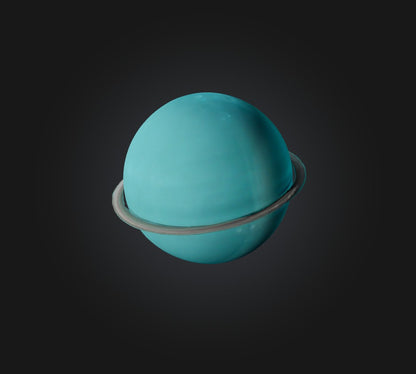 3D model Uranus Planet VR / AR / low-poly