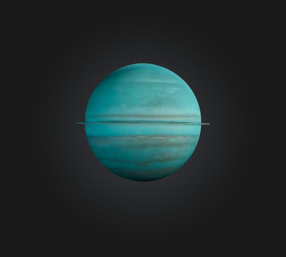 3D model Uranus Planet VR / AR / low-poly