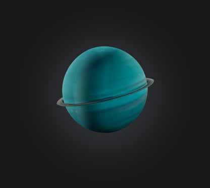 3D model Uranus Planet VR / AR / low-poly