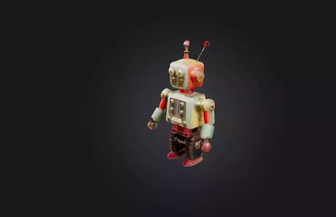 3D model Vintage Mechanical Toy VR / AR / low-poly