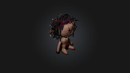 3D model Voodoo Doll VR / AR / low-poly