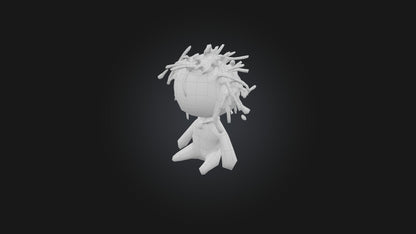 3D model Voodoo Doll VR / AR / low-poly