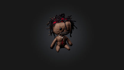 3D model Voodoo Doll VR / AR / low-poly