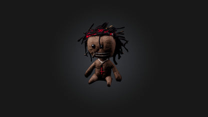 3D model Voodoo Doll VR / AR / low-poly