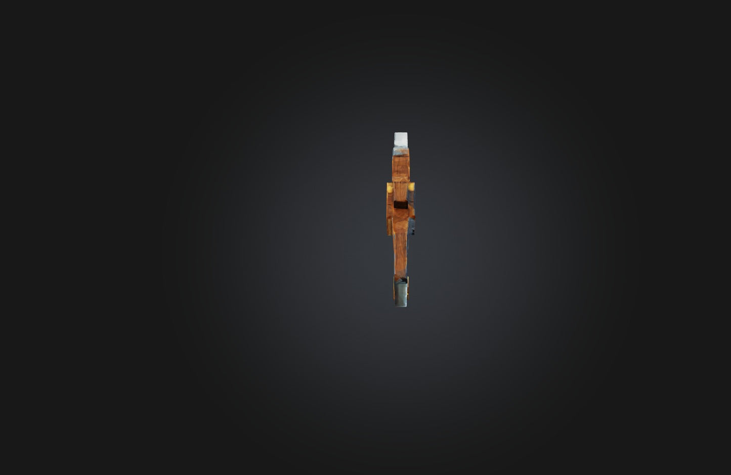 3D model Voxel Axe VR / AR / low-poly