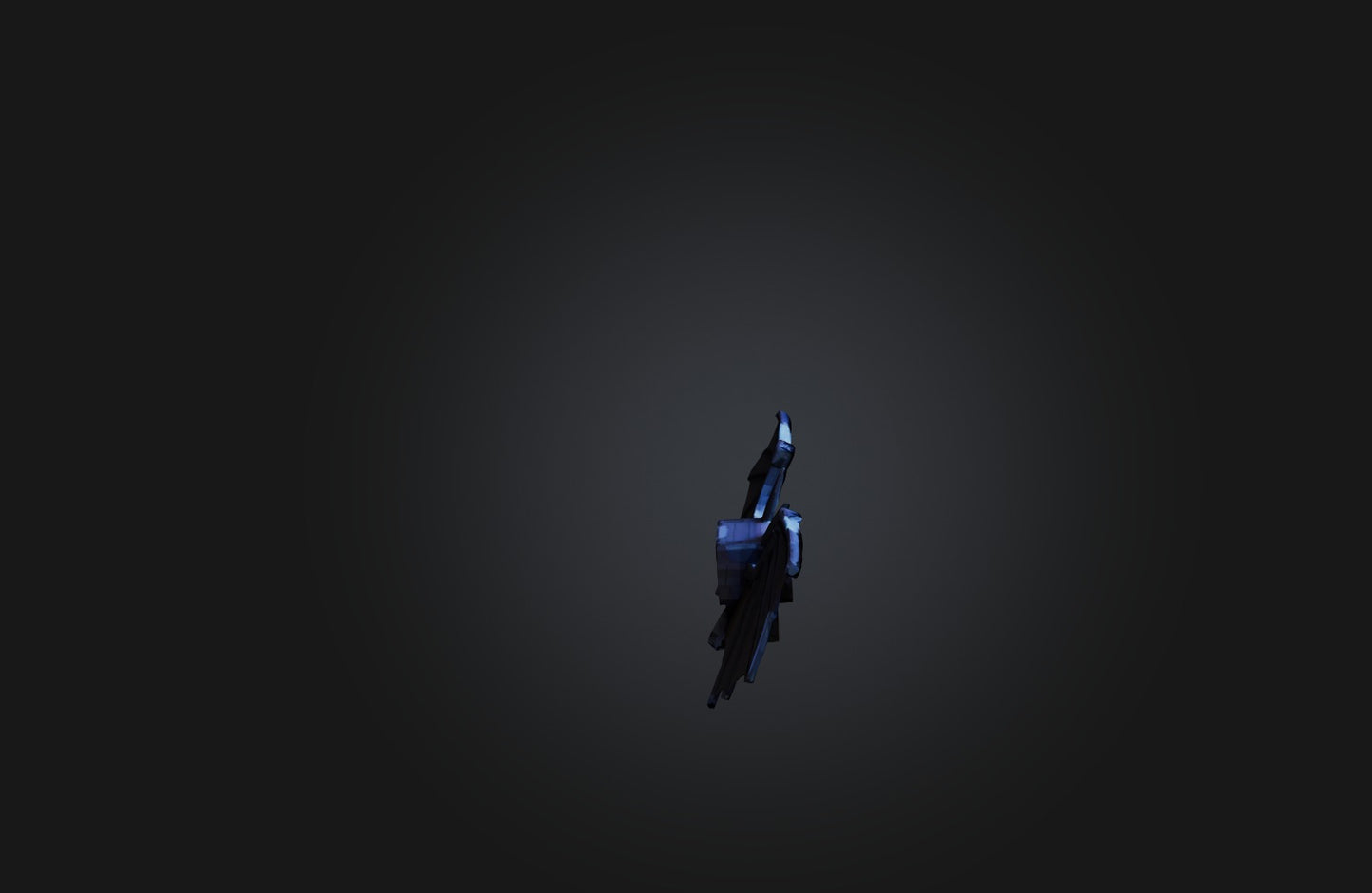 3D model Voxel Bat VR / AR / low-poly