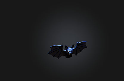 3D model Voxel Bat VR / AR / low-poly