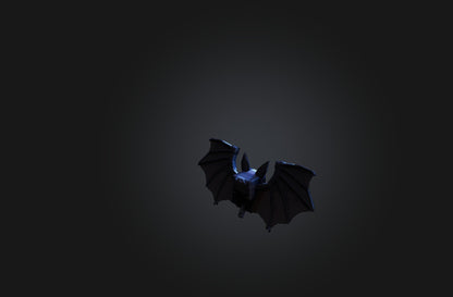 3D model Voxel Bat VR / AR / low-poly