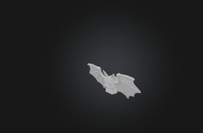 3D model Voxel Bat VR / AR / low-poly