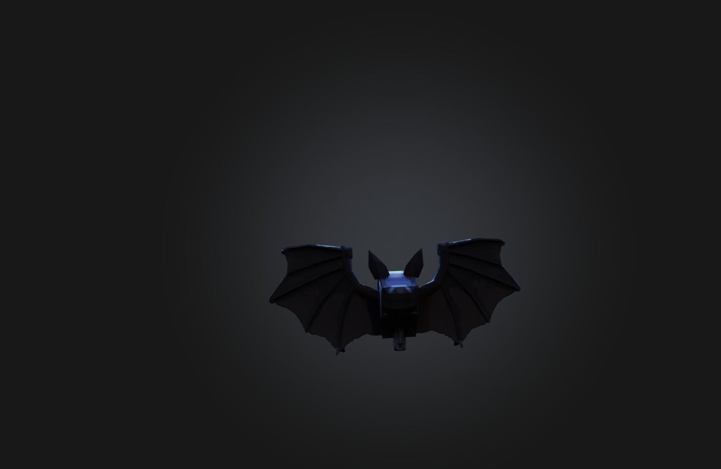 3D model Voxel Bat VR / AR / low-poly