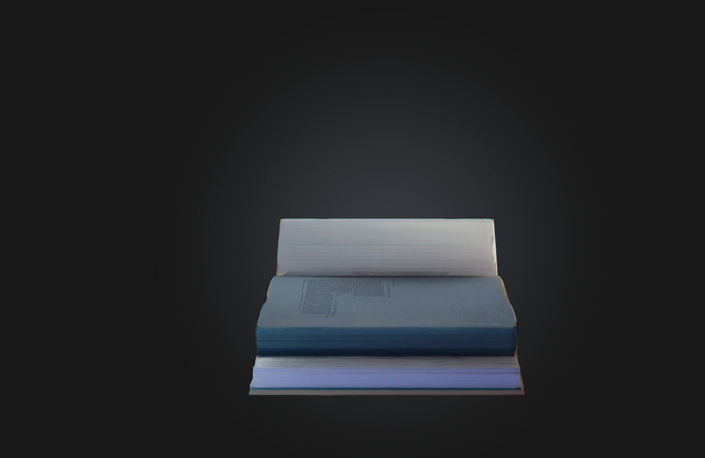 3D model Voxel Book VR / AR / low-poly