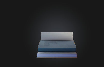 3D model Voxel Book VR / AR / low-poly
