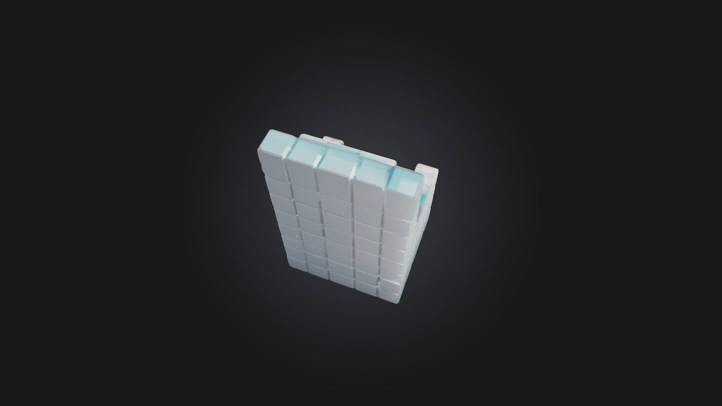 3D model Voxel Chair VR / AR / low-poly