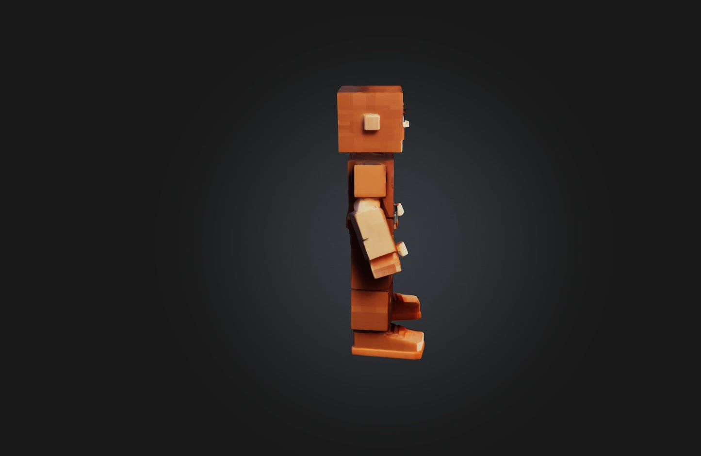 3D model Voxel character VR / AR / low-poly