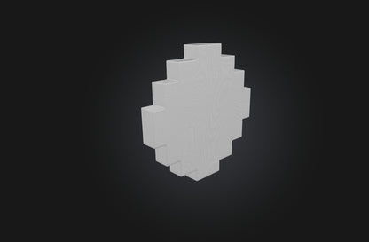 3D model Voxel Cookie VR / AR / low-poly