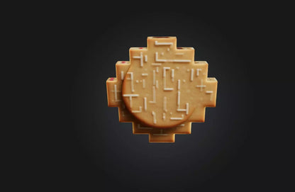 3D model Voxel Cookie VR / AR / low-poly