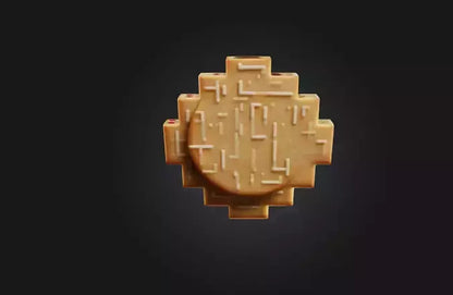 3D model Voxel Cookie VR / AR / low-poly