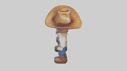 Voxel Cowboy 3D model