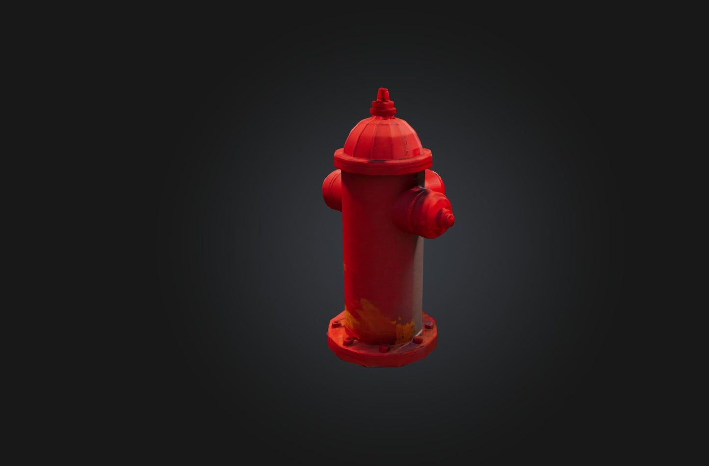 3D model Voxel Fire Hydrant VR / AR / low-poly