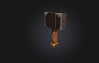 3D model Voxel Hammer VR / AR / low-poly
