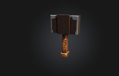 3D model Voxel Hammer VR / AR / low-poly