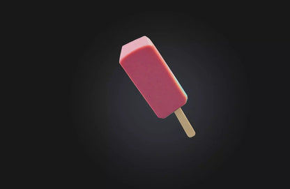 3D model Voxel Popsicle VR / AR / low-poly