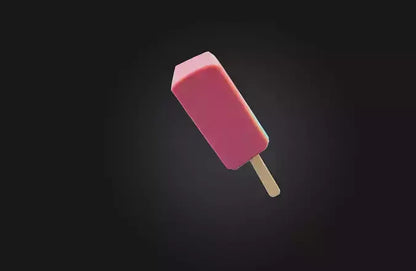 3D model Voxel Popsicle VR / AR / low-poly