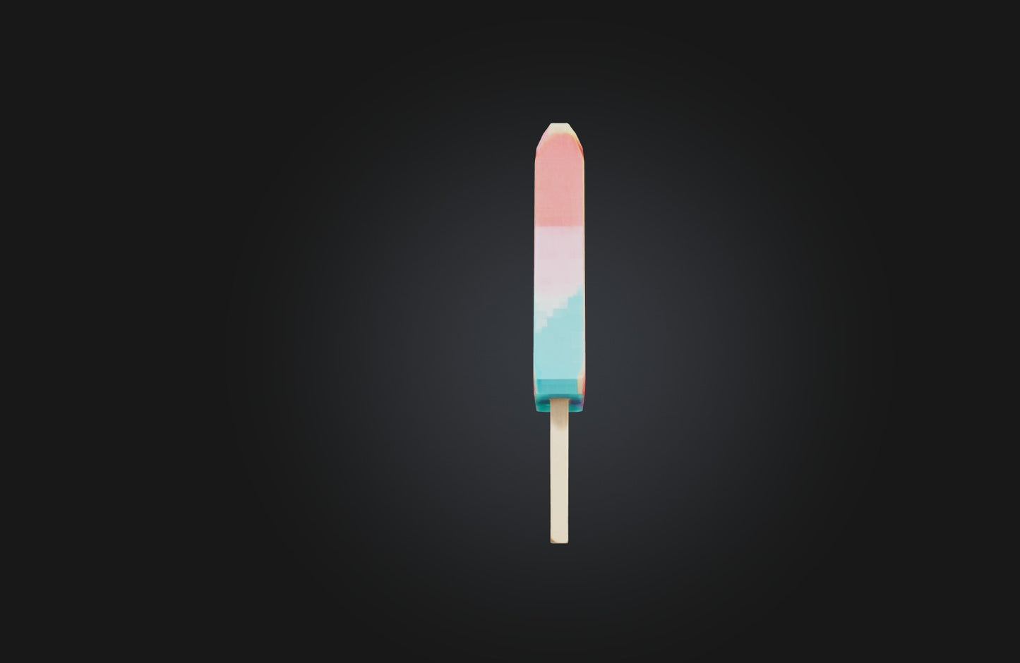 3D model Voxel Popsicle VR / AR / low-poly