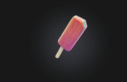 3D model Voxel Popsicle VR / AR / low-poly