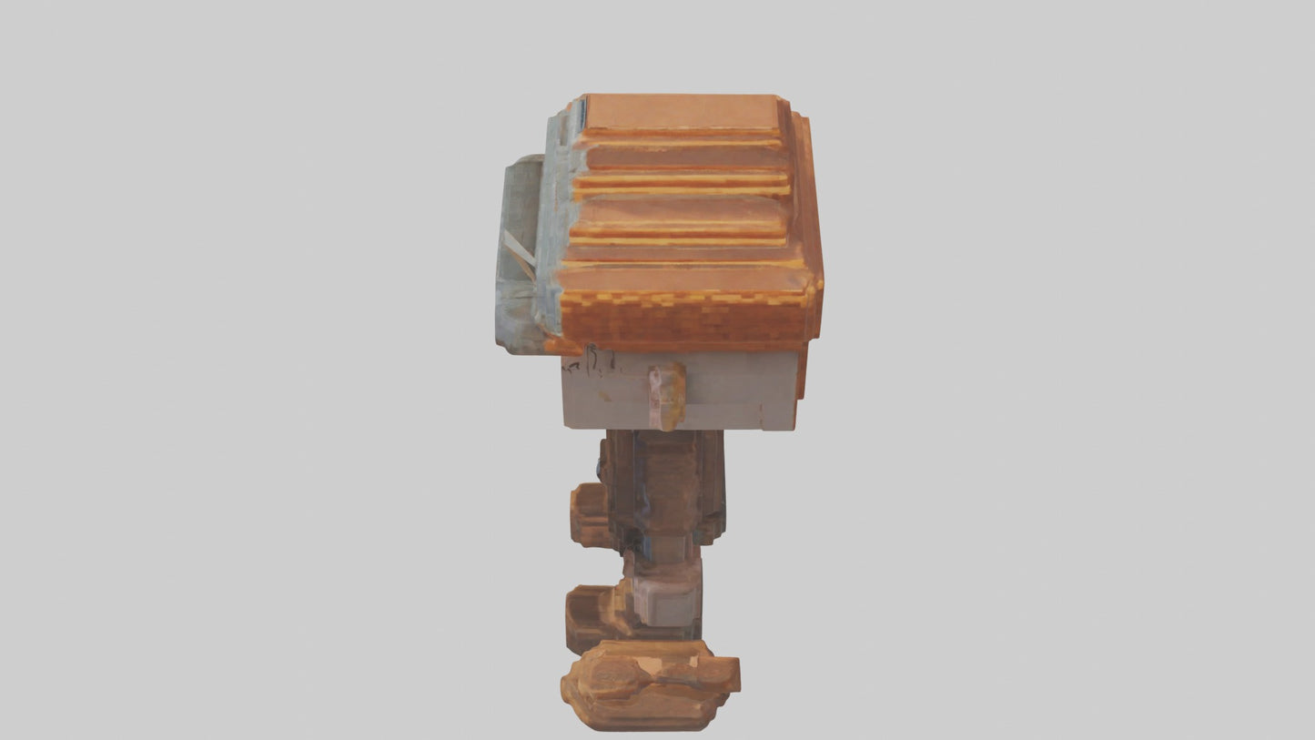 3D model Voxel Roofer 1 VR / AR / low-poly