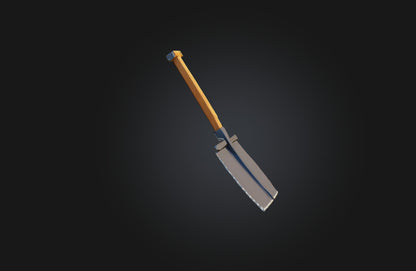 3D model Voxel Shovel VR / AR / low-poly