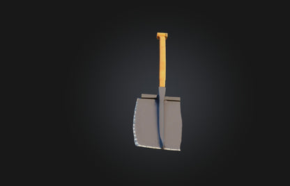3D model Voxel Shovel VR / AR / low-poly