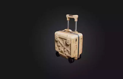 3D model Voxel Suitcase VR / AR / low-poly